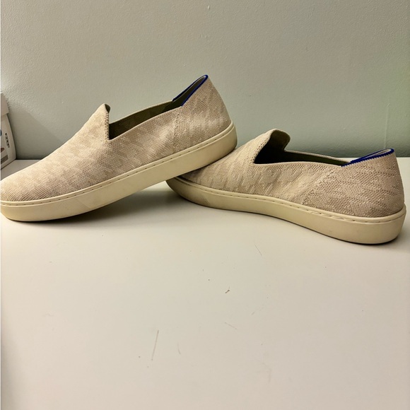 Rothy’s womens slip on sneakers GUC Limited Edition Ivory Houndstooth Sz 10 1/2 - Picture 10 of 12